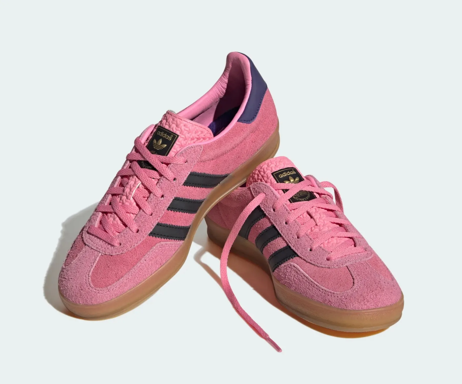 Adidas Gazelle Indoor Bliss Pink Core Black Collegiate Purple IE7002