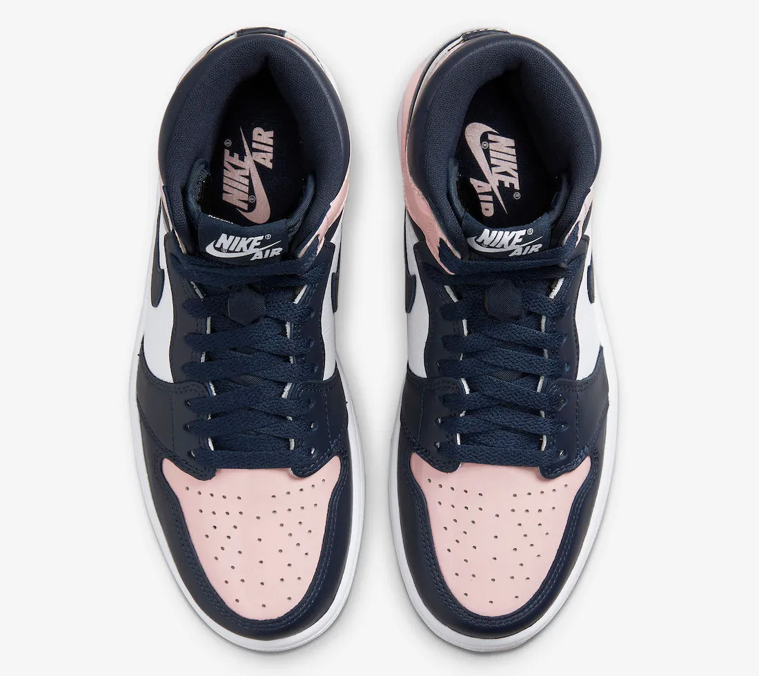 Air Jordan 1 Retro High OG Atmosphere White Laser Pink Obsidian DD9335-641