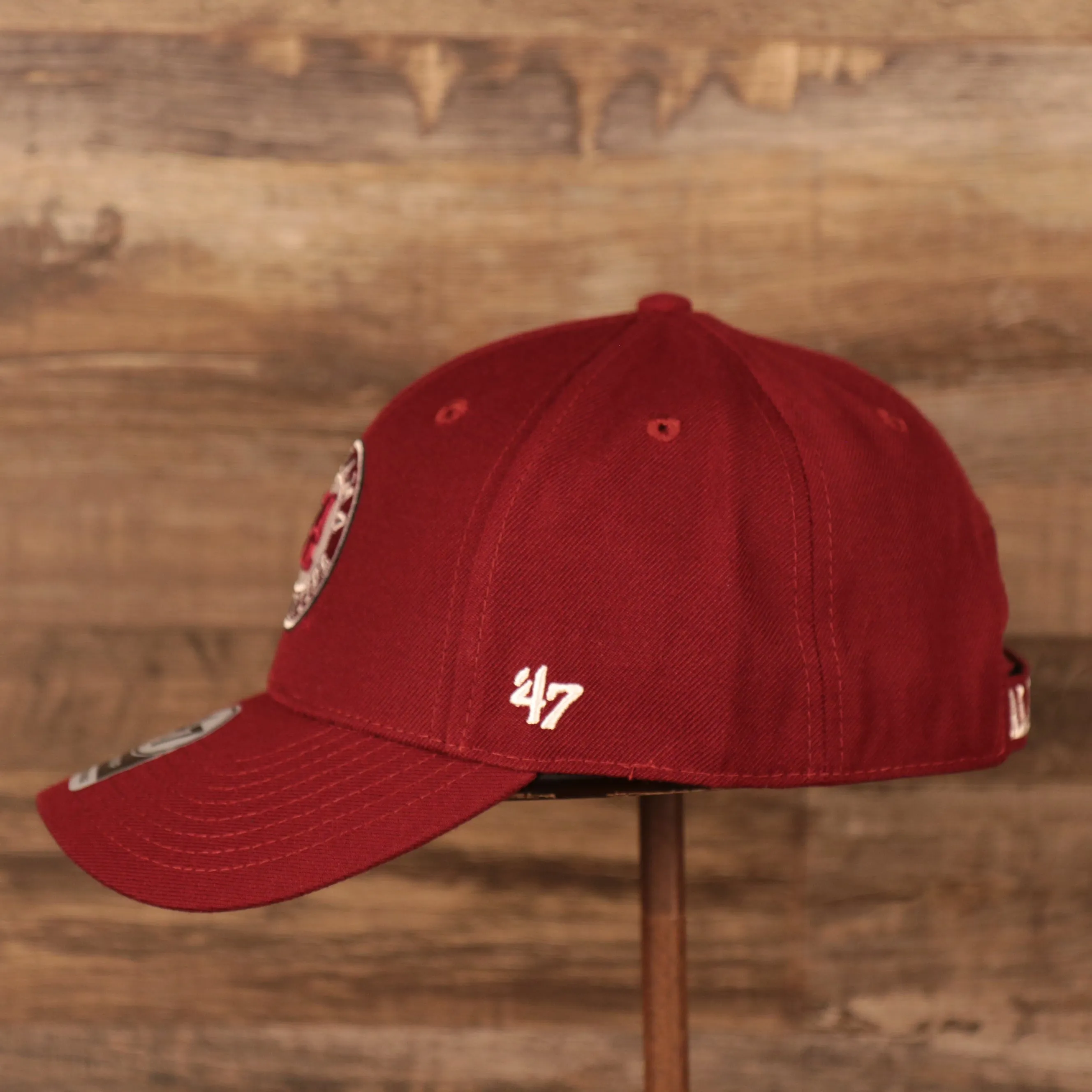 Alabama Crimson Tide Logo Red Adjustable Dad Hat