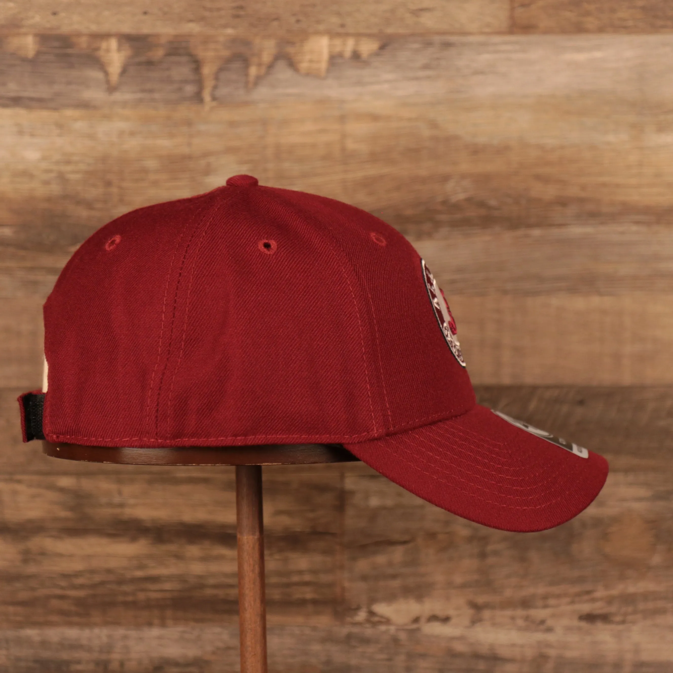 Alabama Crimson Tide Logo Red Adjustable Dad Hat