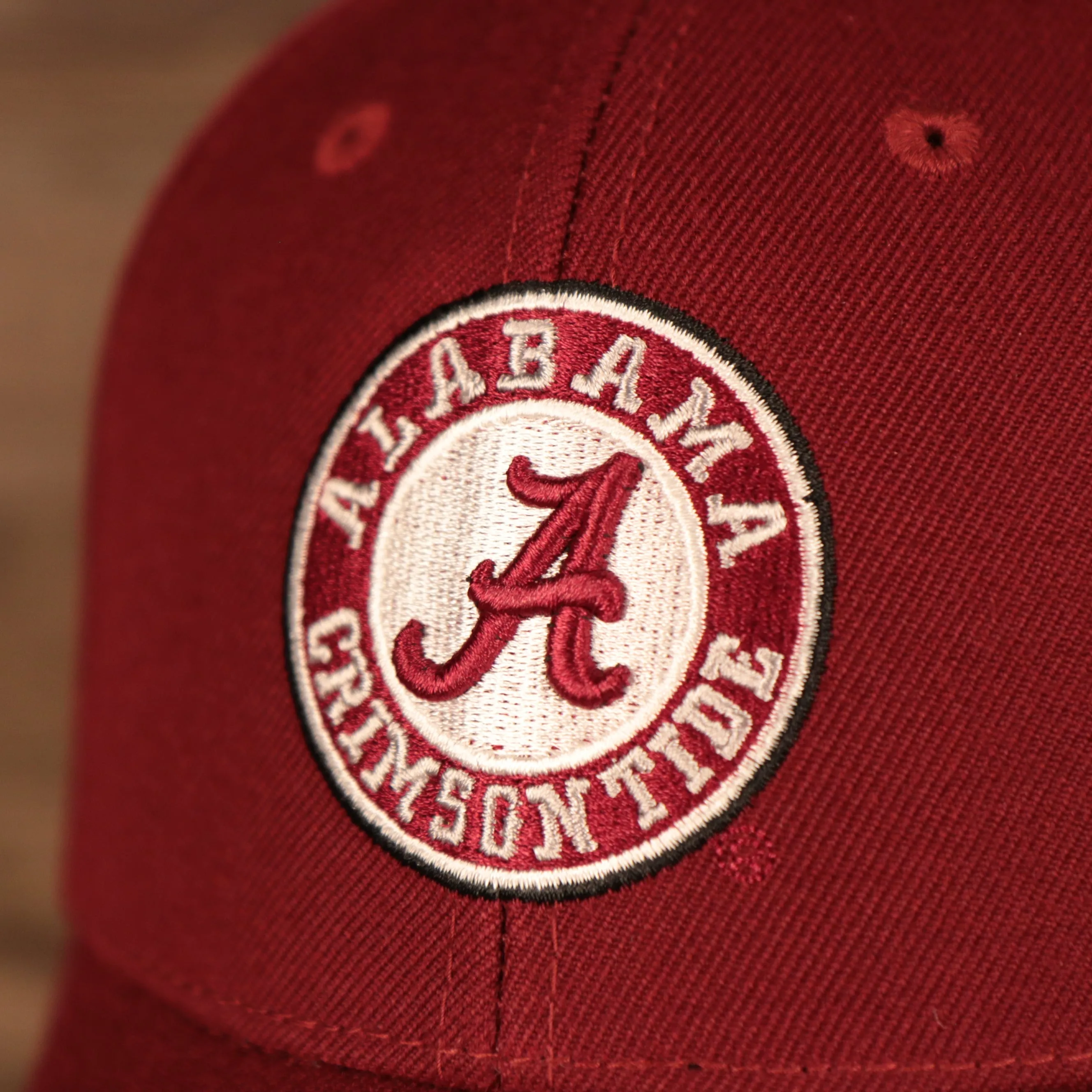 Alabama Crimson Tide Logo Red Adjustable Dad Hat