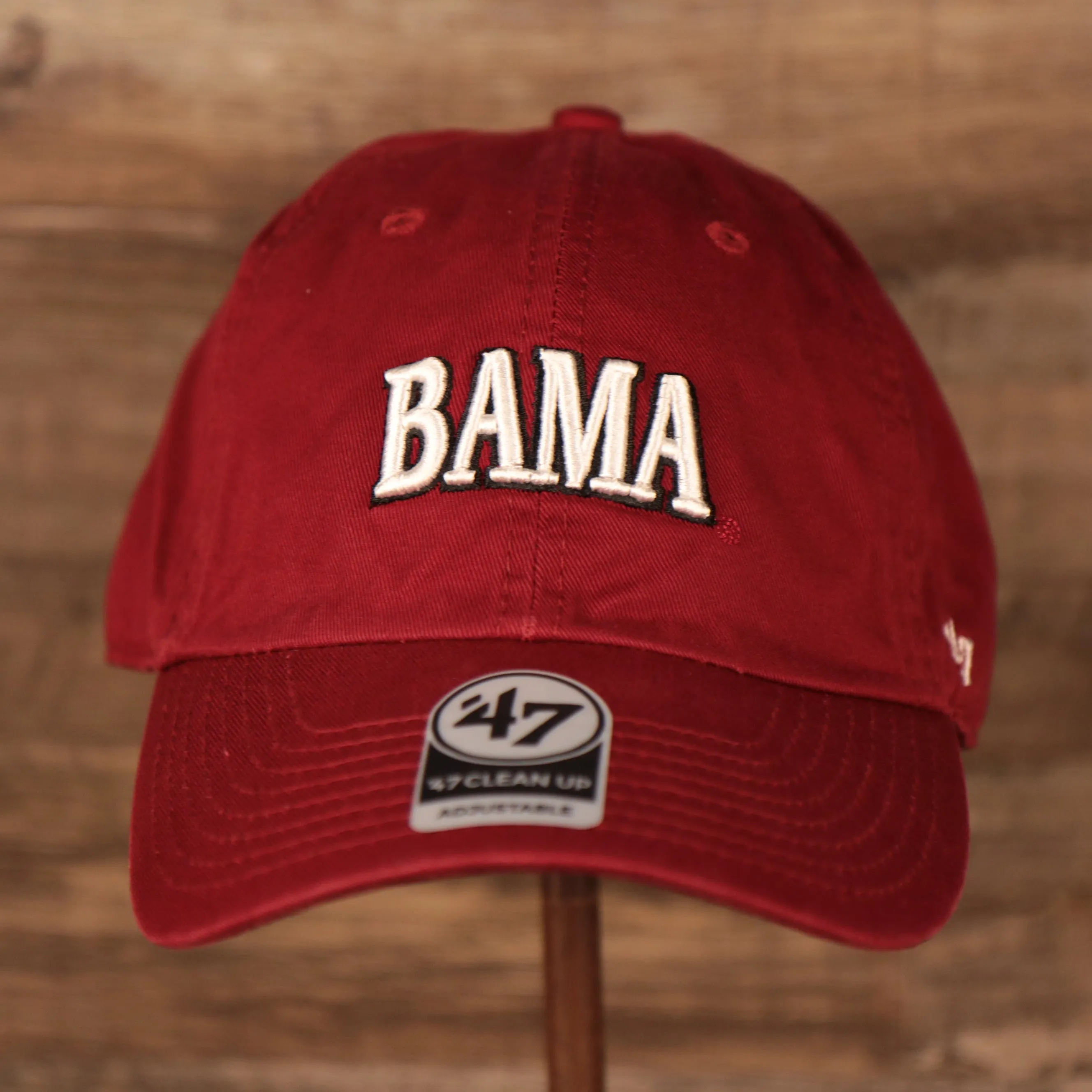 Alabama Crimson Tide Red Adjustable Dad Hat