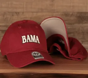 Alabama Crimson Tide Red Adjustable Dad Hat