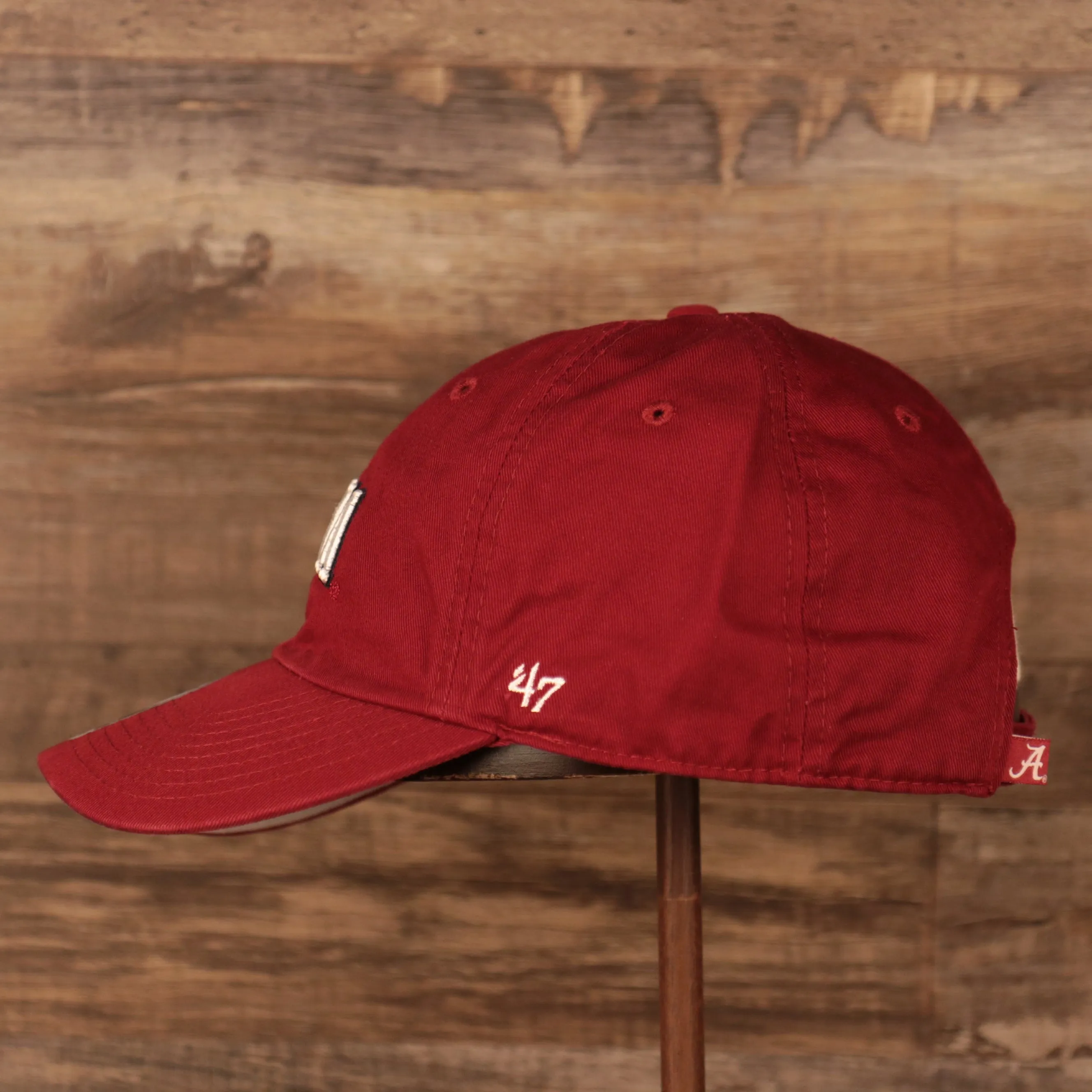 Alabama Crimson Tide Red Adjustable Dad Hat