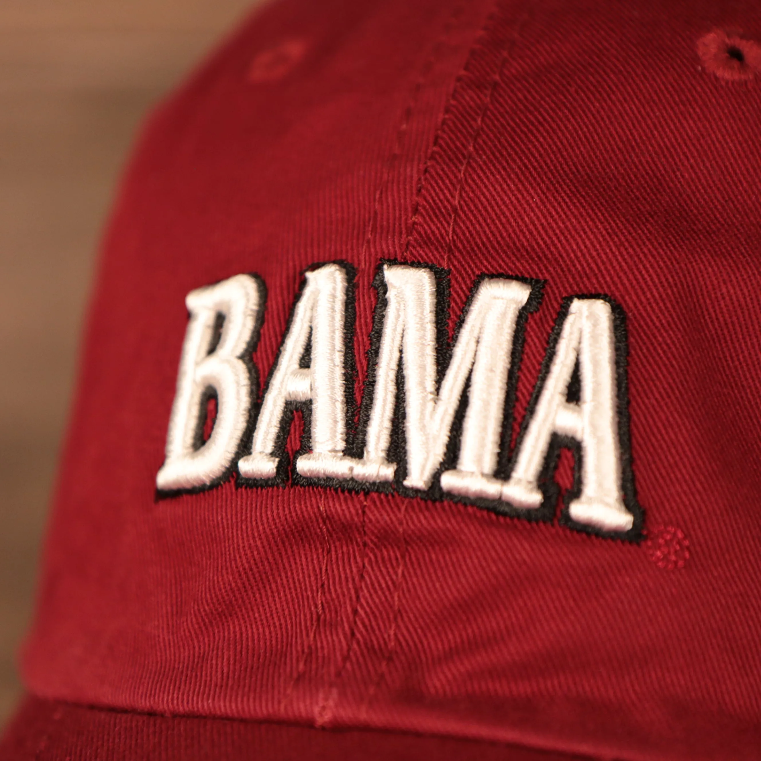 Alabama Crimson Tide Red Adjustable Dad Hat