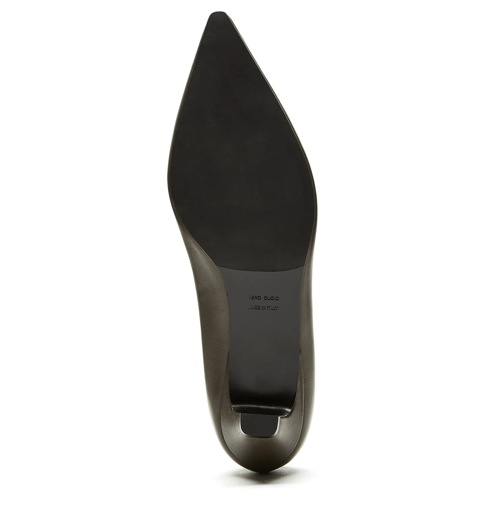 ARGO LEATHER KITTEN HEEL PUMP