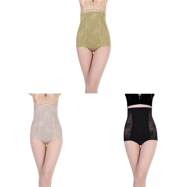 Body Shapers 3 Colors Women High Waist Trainer Tummy Control Briefs Slimming Pants Knickers SM6