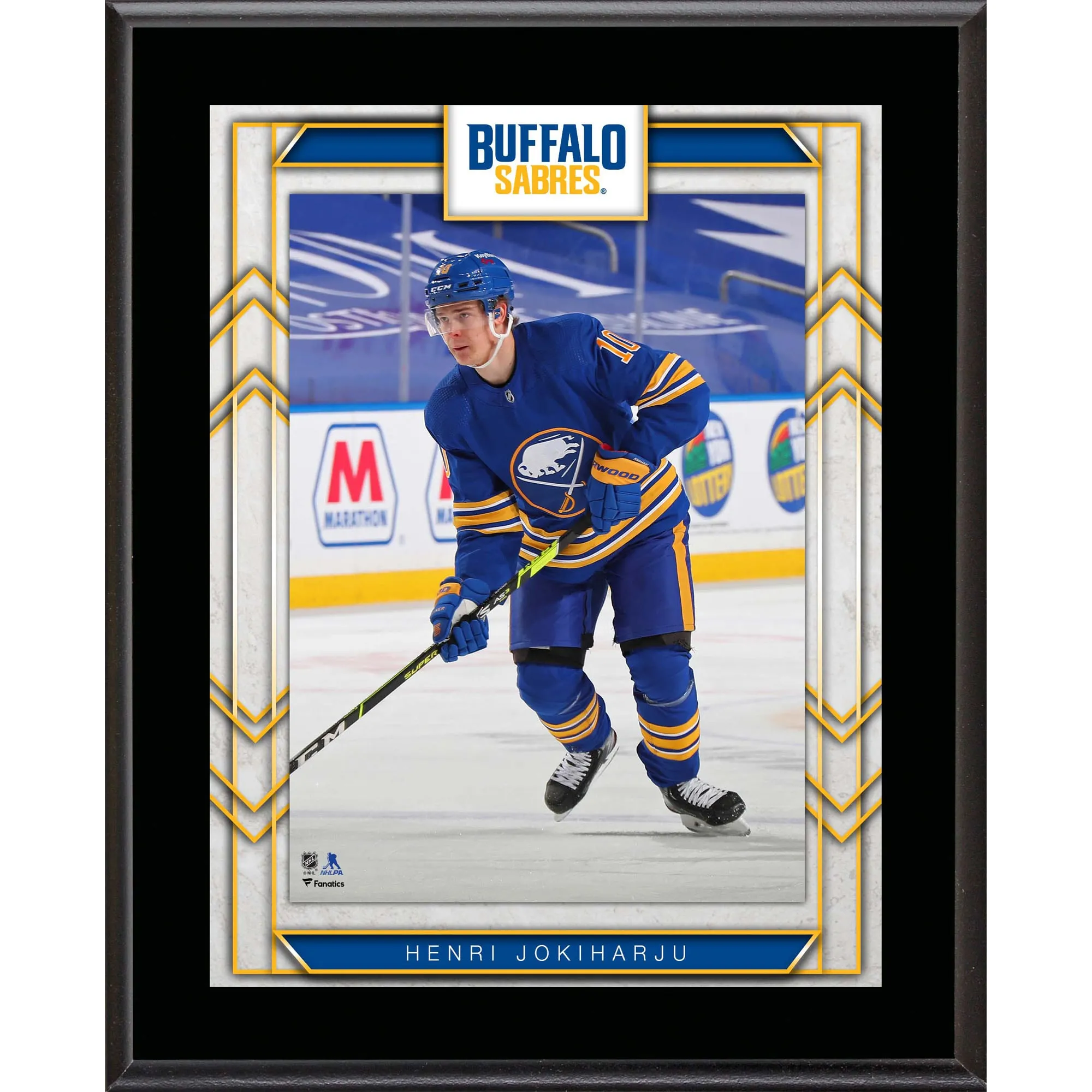 Buffalo Sabres Henri Jokiharju Fanatics Authentic 10.5