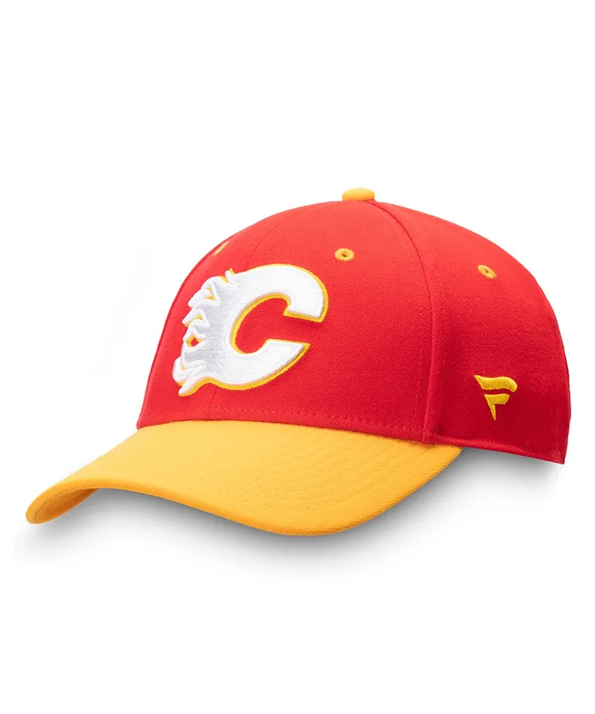 CALGARY FLAMES FANATICS MEN'S 2019 NHL HERITAGE CLASSIC FLEX HAT