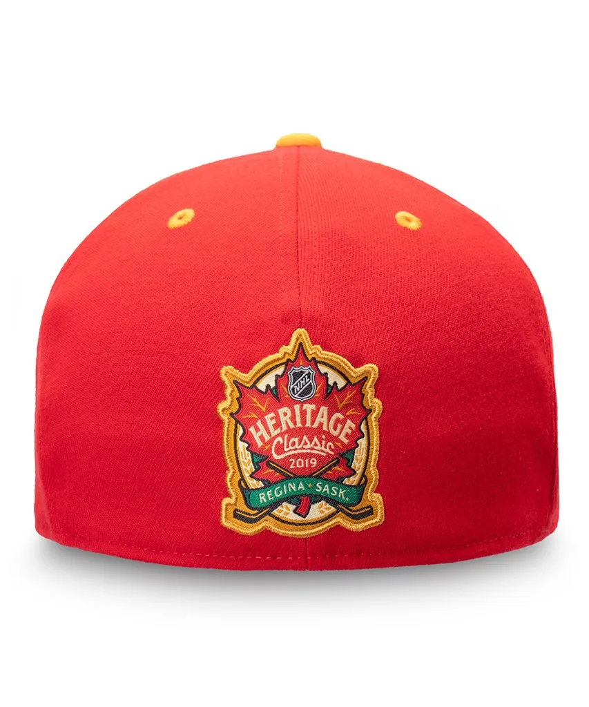 CALGARY FLAMES FANATICS MEN'S 2019 NHL HERITAGE CLASSIC FLEX HAT