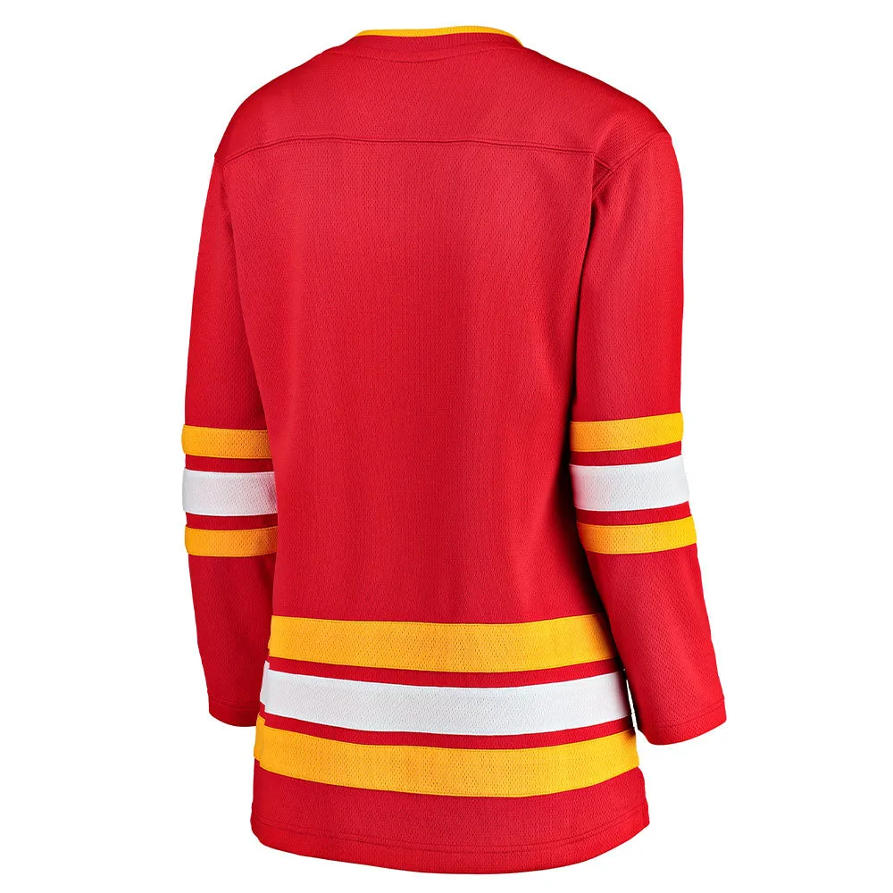 CALGARY FLAMES FANATICS WOMEN'S BREAKAWAY HOME JERSEY