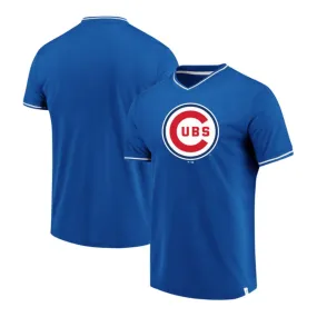 Chicago Cubs Fanatics Royal Blue True Classics V-Neck Jersey Shirt