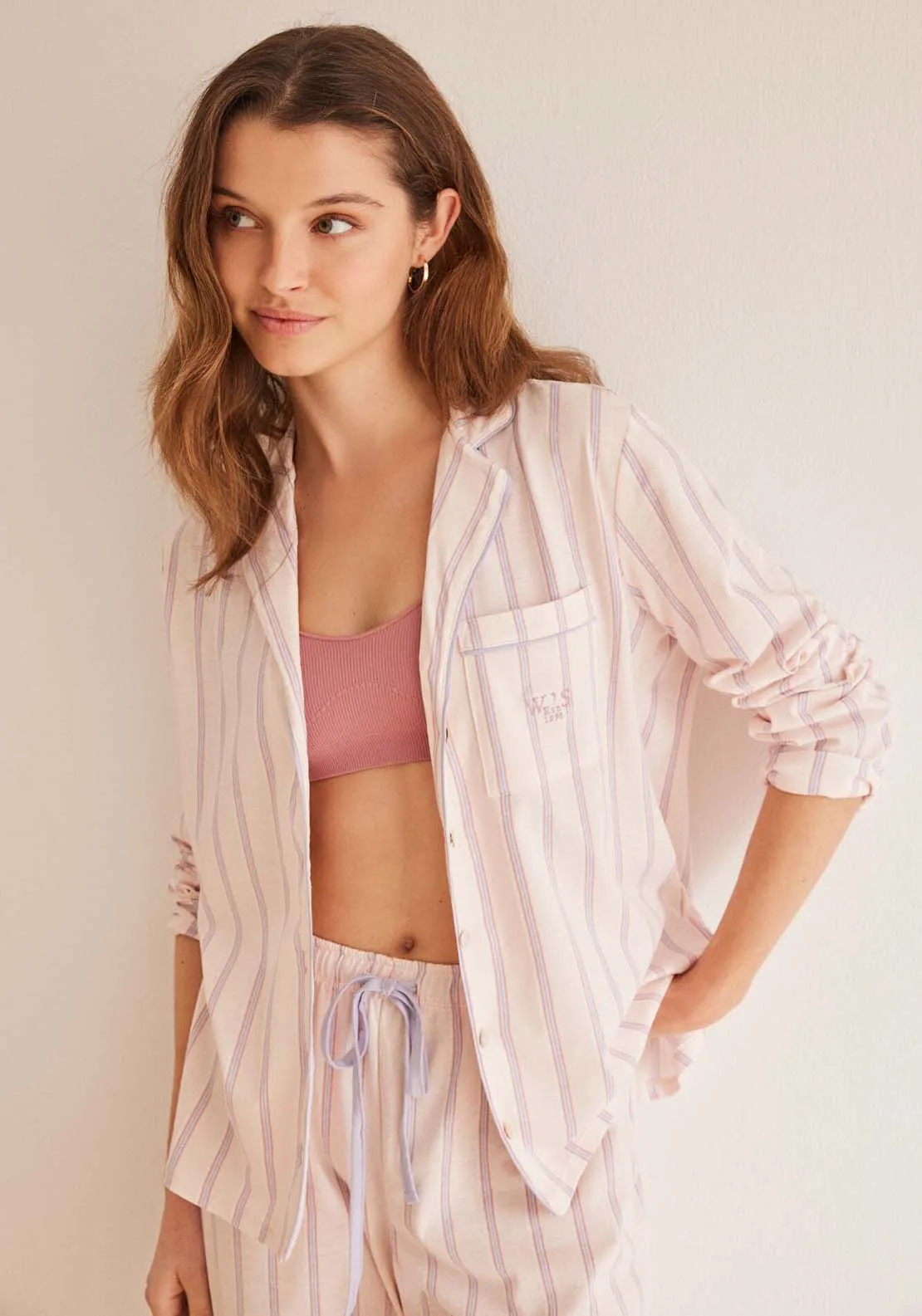 Classic pink striped pyjamas - Pink