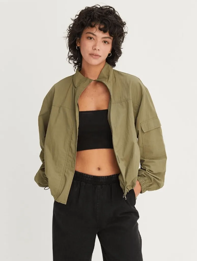 Cropped Windbreaker