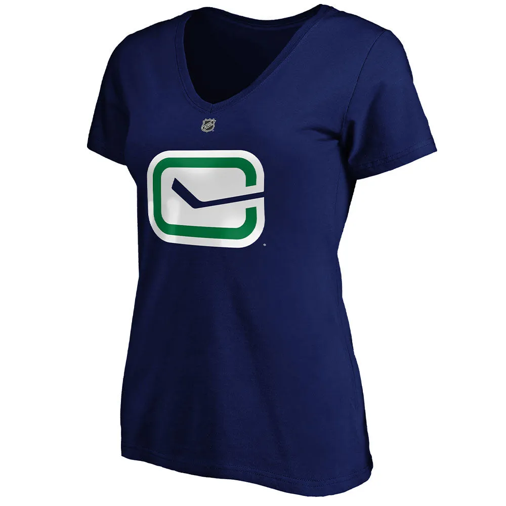 ELIAS PETTERSSON VANCOUVER CANUCKS FANATICS WOMEN'S NAME AND NUMBER T SHIRT