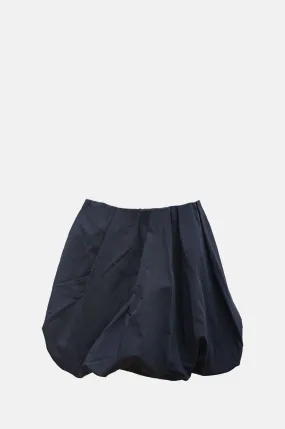 Evelyn Windbreaker Mini Bubble Skirt Navy