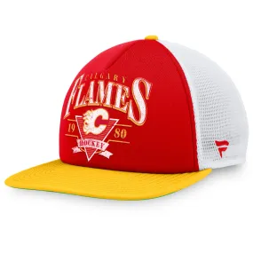 FANATICS CALGARY FLAMES TRUE CLASSIC FOAM TRUCKER HAT