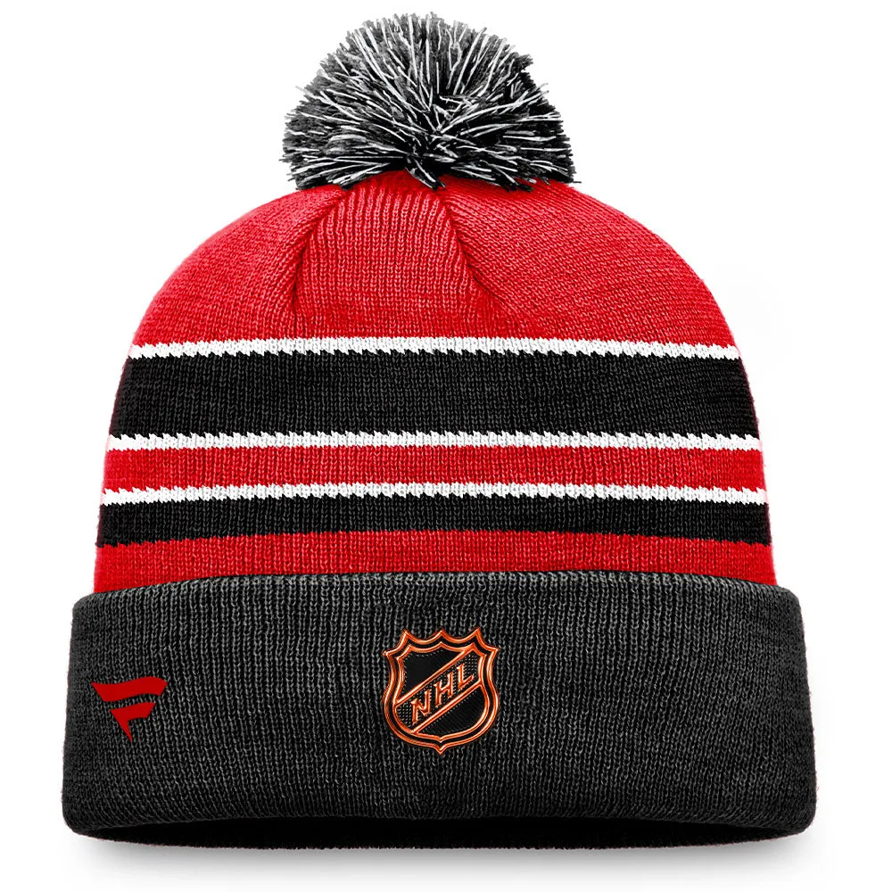 FANATICS CHICAGO BLACKHAWKS SPECIAL EDITION 2.0 CUFFED BEANIE WITH POM