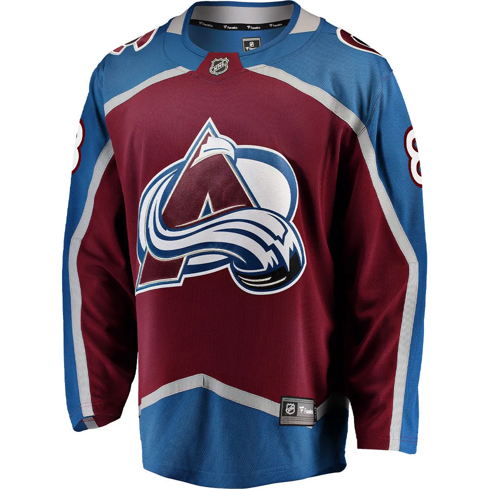 FANATICS COLORADO AVALANCHE CALE MAKAR ADULT HOME BREAKAWAY JERSEY