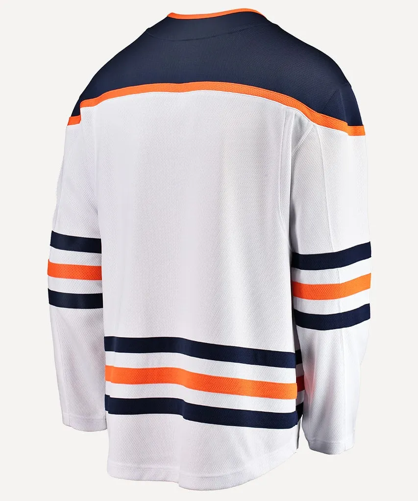 FANATICS EDMONTON OILERS ADULT AWAY BREAKAWAY JERSEY