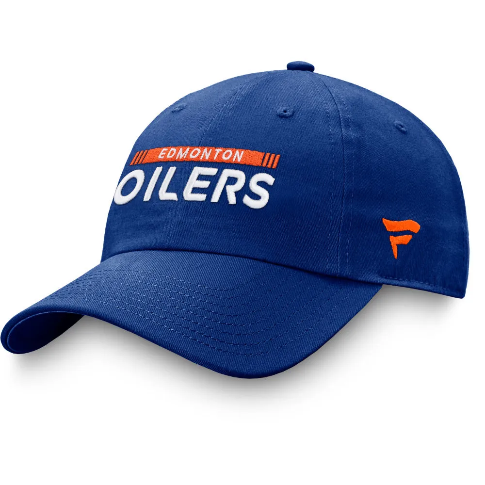 FANATICS EDMONTON OILERS AUTHENTIC PRO RINK ADJUSTABLE HAT