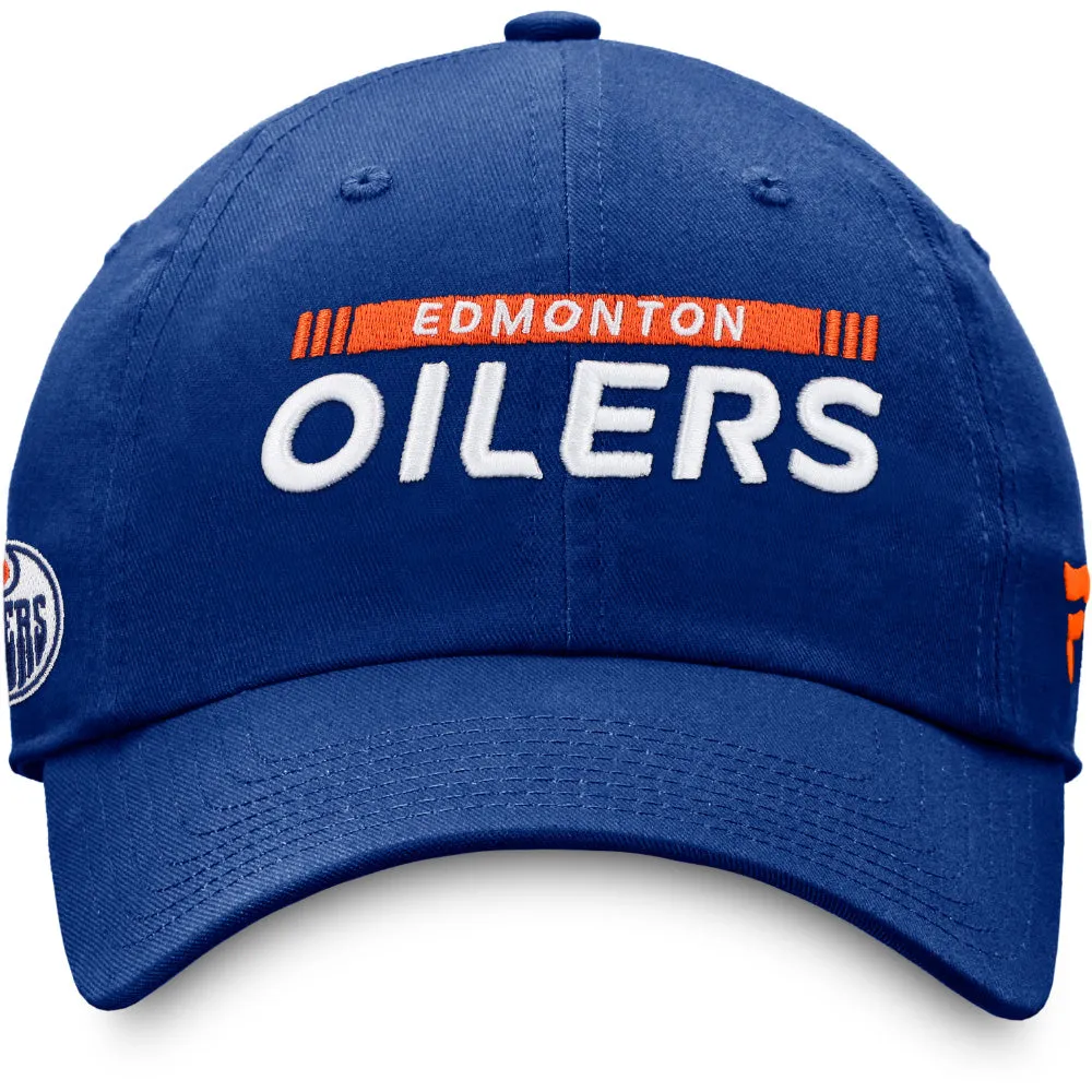 FANATICS EDMONTON OILERS AUTHENTIC PRO RINK ADJUSTABLE HAT