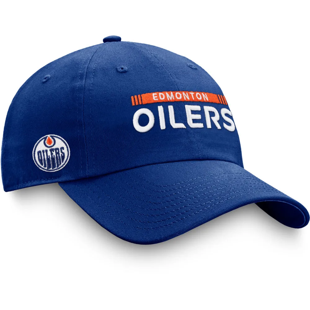 FANATICS EDMONTON OILERS AUTHENTIC PRO RINK ADJUSTABLE HAT