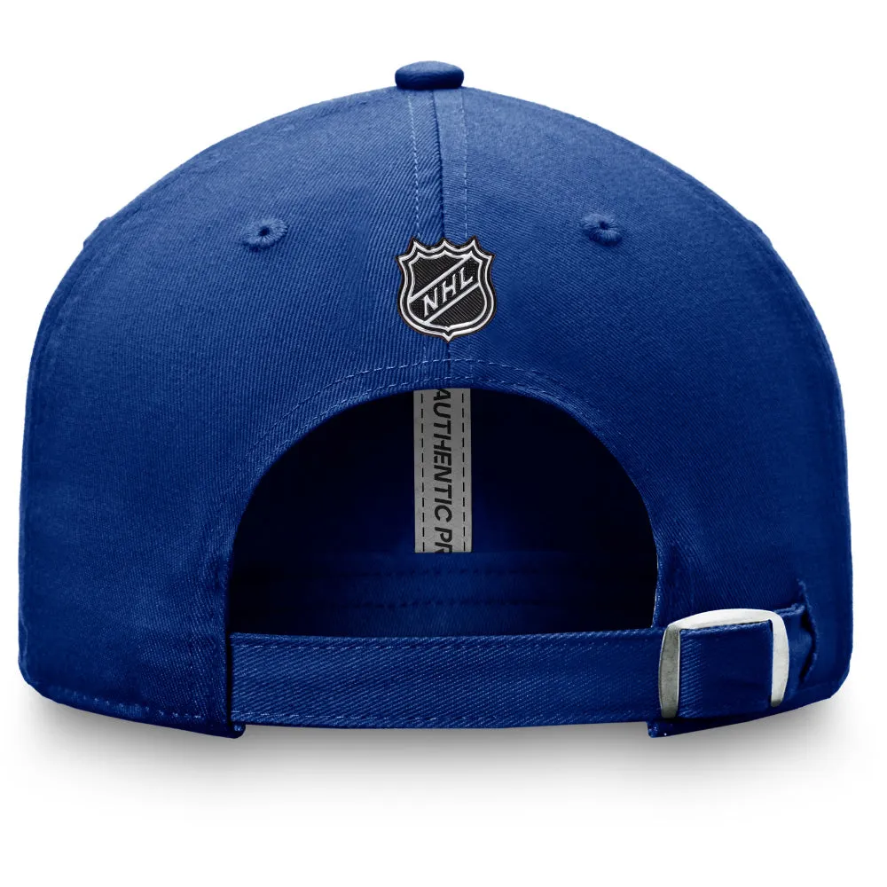 FANATICS EDMONTON OILERS AUTHENTIC PRO RINK ADJUSTABLE HAT