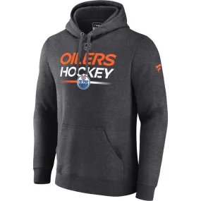 FANATICS EDMONTON OILERS MENS AUTHENTIC PRO PRIMARY PULLOVER HOODIE