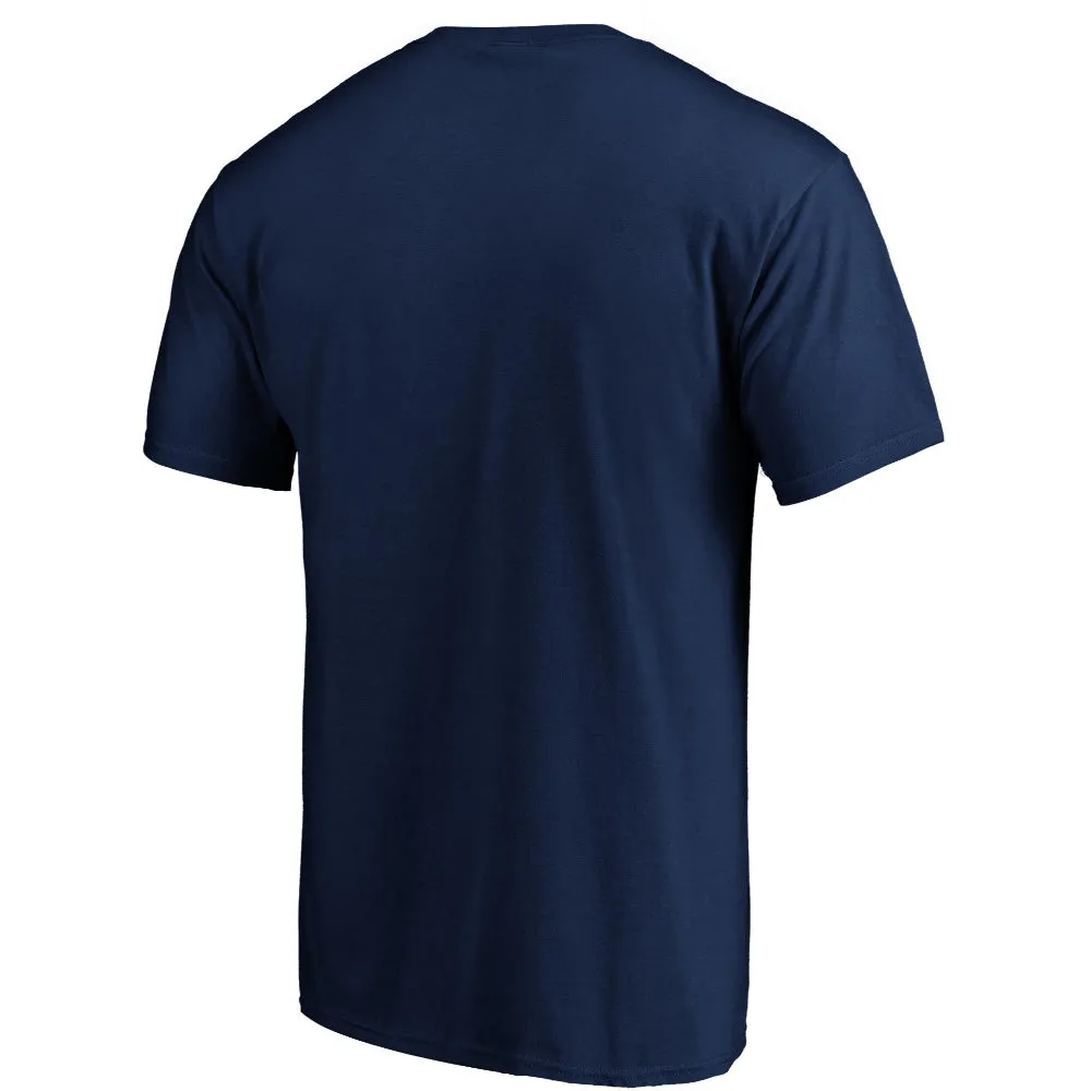 FANATICS EDMONTON OILERS PRIMARY LOGO NAVY T SHIRT