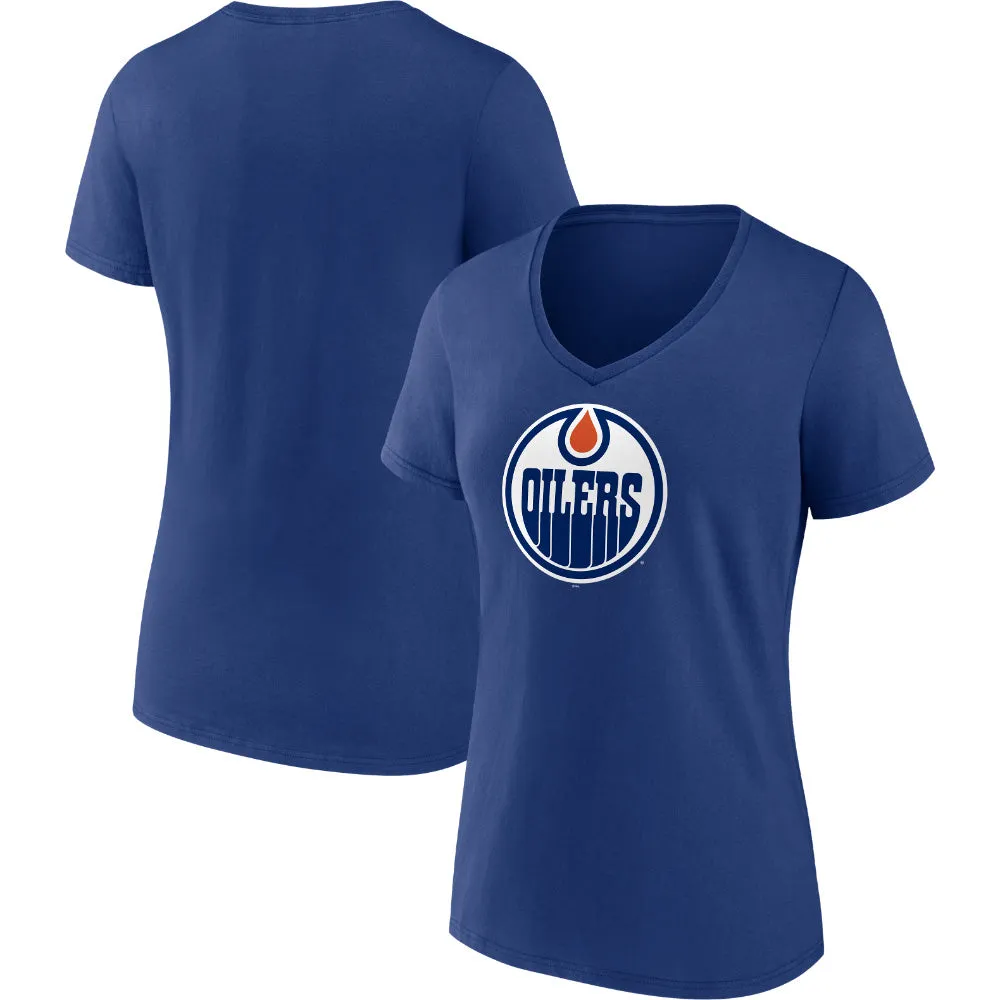 FANATICS EDMONTON OILERS PRIMARY LOGO WOMEN'S T SHIRT