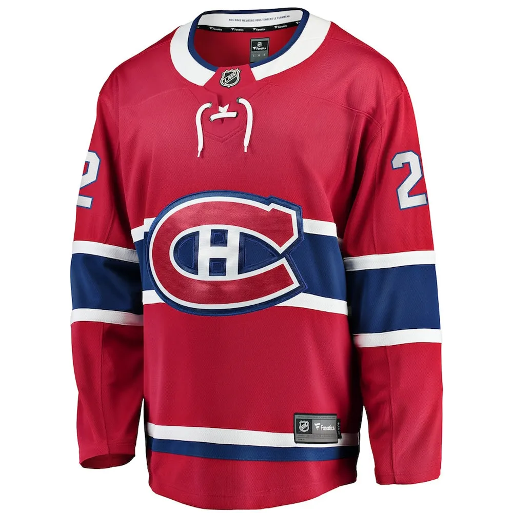 FANATICS MONTREAL CANADIENS COLE CAUFIELD ADULT BREAKAWAY JERSEY