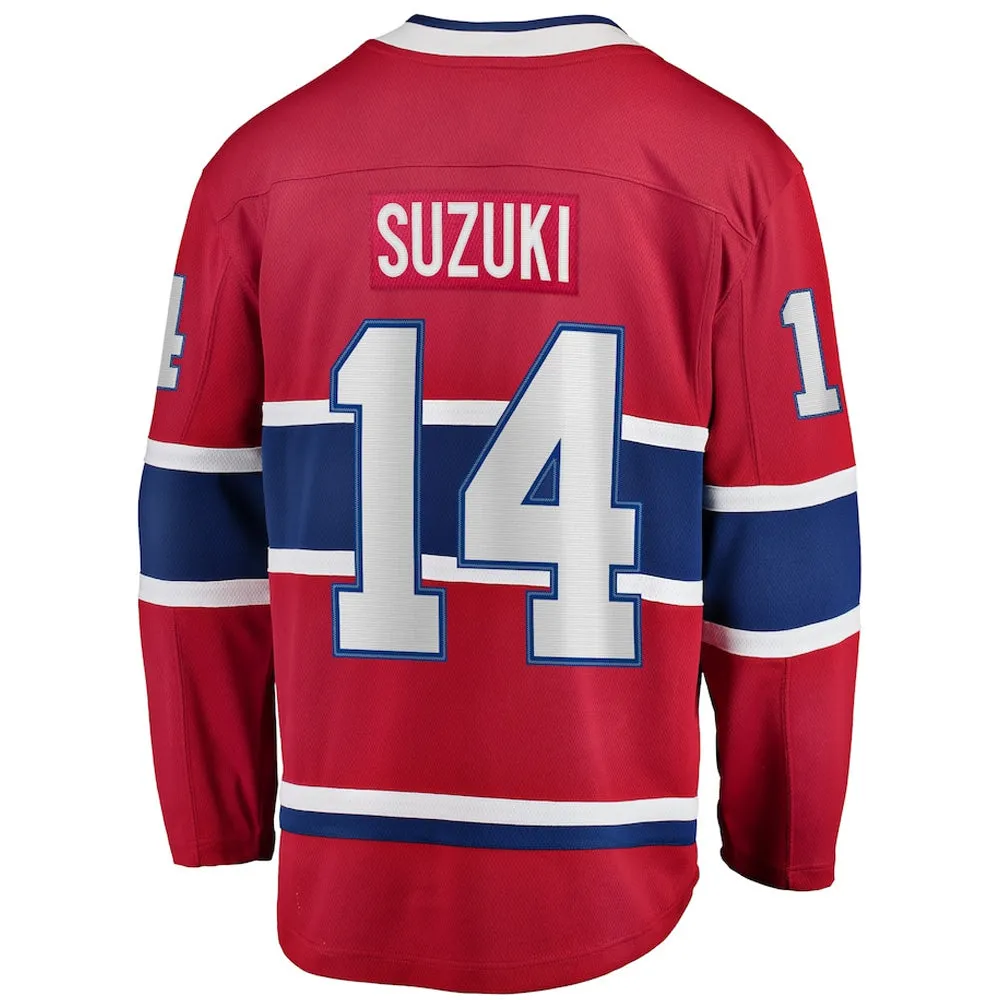 FANATICS MONTREAL CANADIENS NICK SUZUKI ADULT BREAKAWAY JERSEY