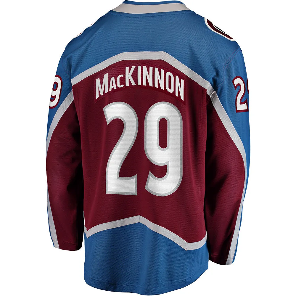 FANATICS NATHAN MACKINNON COLORADO AVALANCHE REPLICA JERSEY