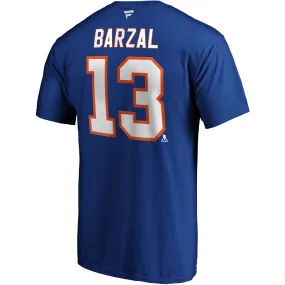 FANATICS NEW YORK ISLANDERS MATHEW BARZAL NAME AND NUMBER T SHIRT