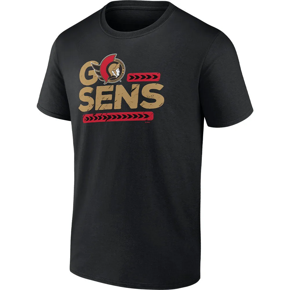 FANATICS OTTAWA SENATORS ICE CLUSTER GO SENS T SHIRT