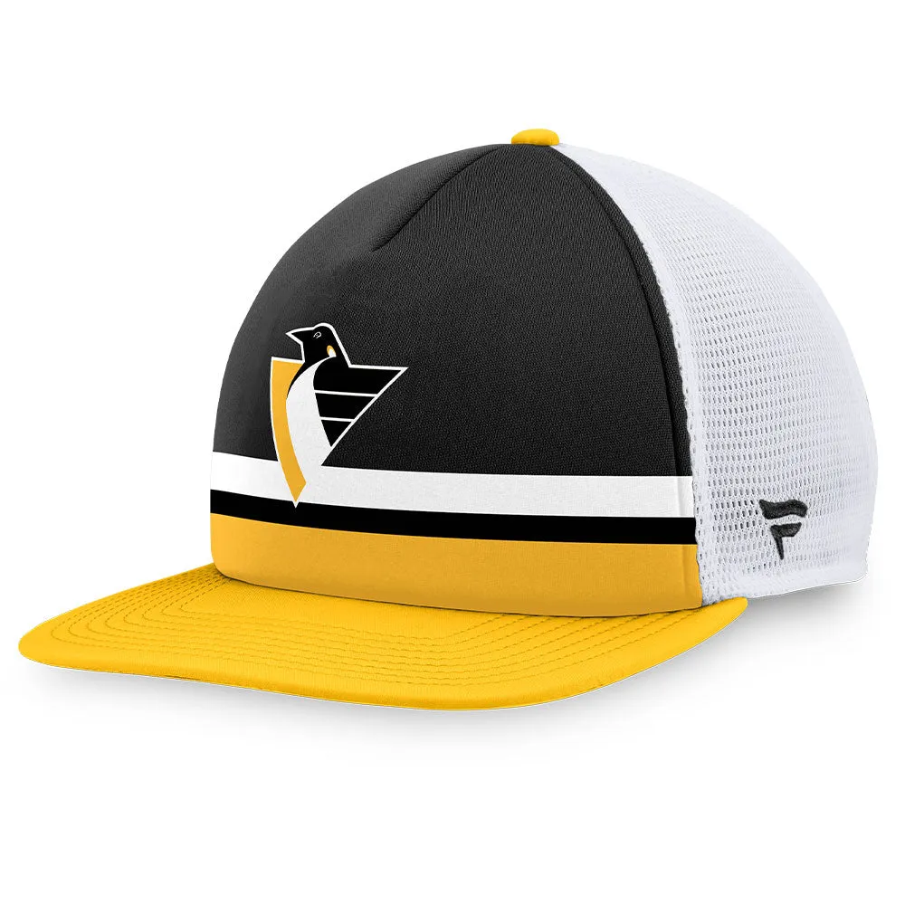 FANATICS PITTSBURGH PENGUINS SPECIAL EDITION 2.0 FOAM ADJUSTABLE TRUCKER HAT