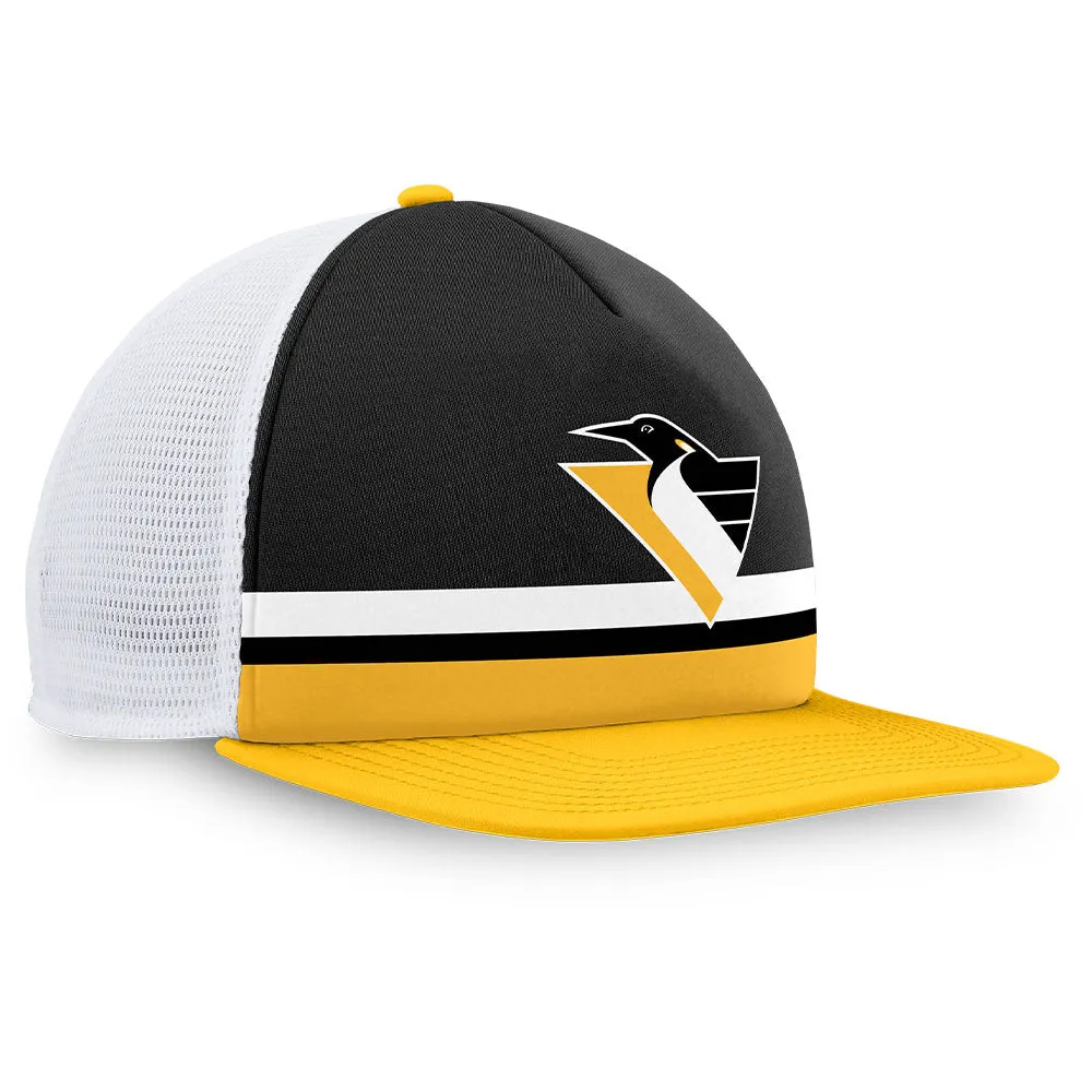 FANATICS PITTSBURGH PENGUINS SPECIAL EDITION 2.0 FOAM ADJUSTABLE TRUCKER HAT