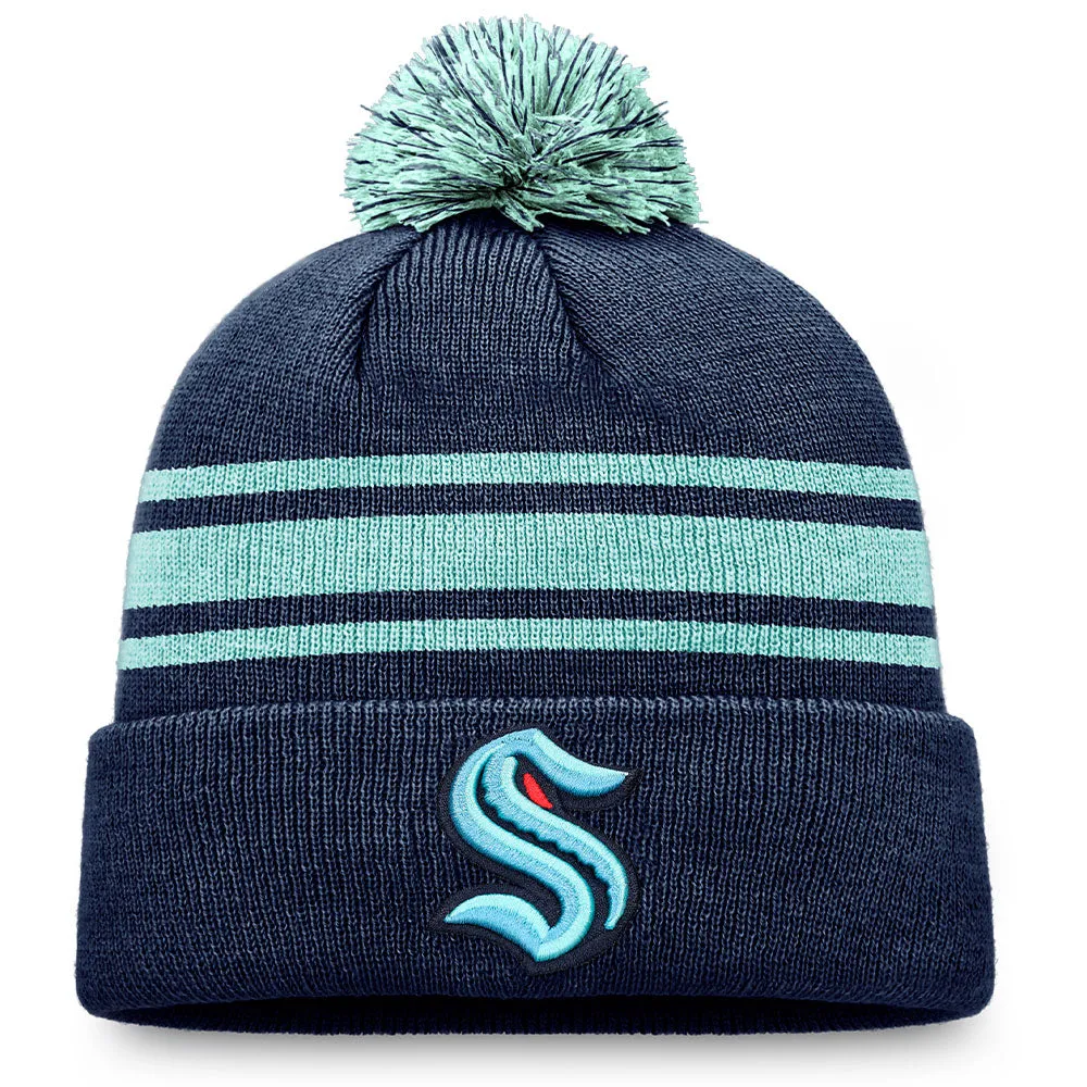 FANATICS SEATTLE KRAKEN SPECIAL EDITION 2.0 CUFFED BEANIE WITH POM