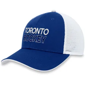 FANATICS TORONTO MAPLE LEAFS AUTHENTIC PRO RINK STRUCTURED TRUCKER HAT