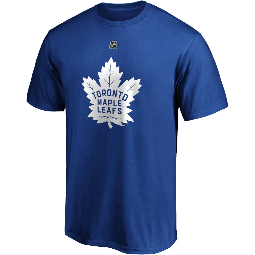 FANATICS TORONTO MAPLE LEAFS MITCH MARNER STACKED NAME AND NUMBER T SHIRT