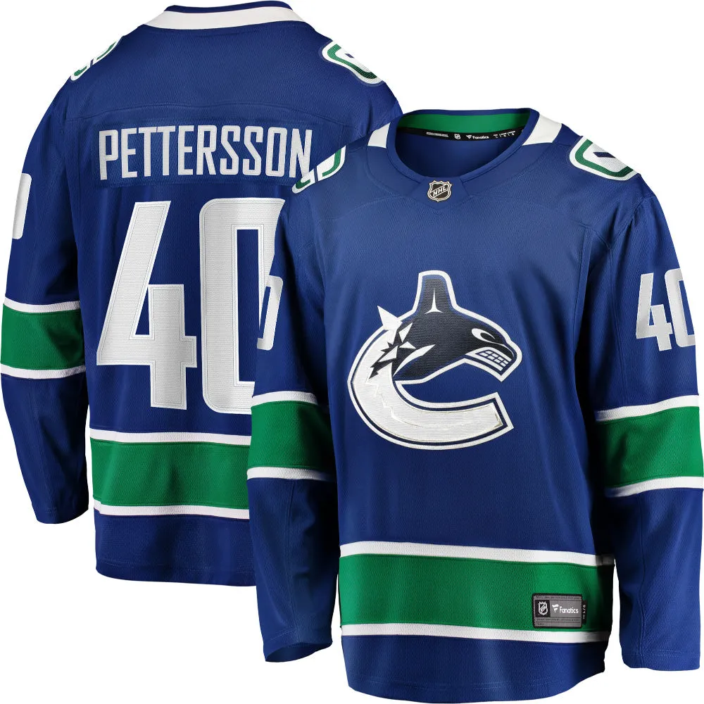 FANATICS VANCOUVER CANUCKS ELIAS PETTERSSON ADULT BREAKAWAY JERSEY