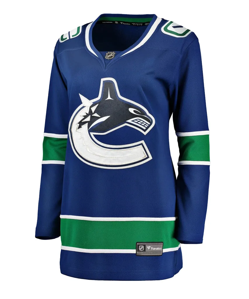 FANATICS VANCOUVER CANUCKS WOMEN'S BREAKAWAY HOME JERSEY