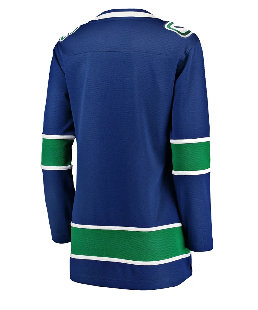 FANATICS VANCOUVER CANUCKS WOMEN'S BREAKAWAY HOME JERSEY