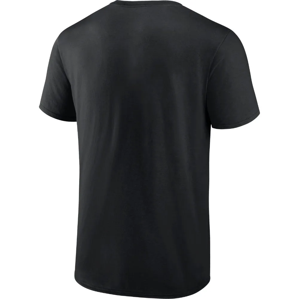 FANATICS VEGAS GOLDEN KNOGHTS PRIMARY LOGO BLACK T SHIRT