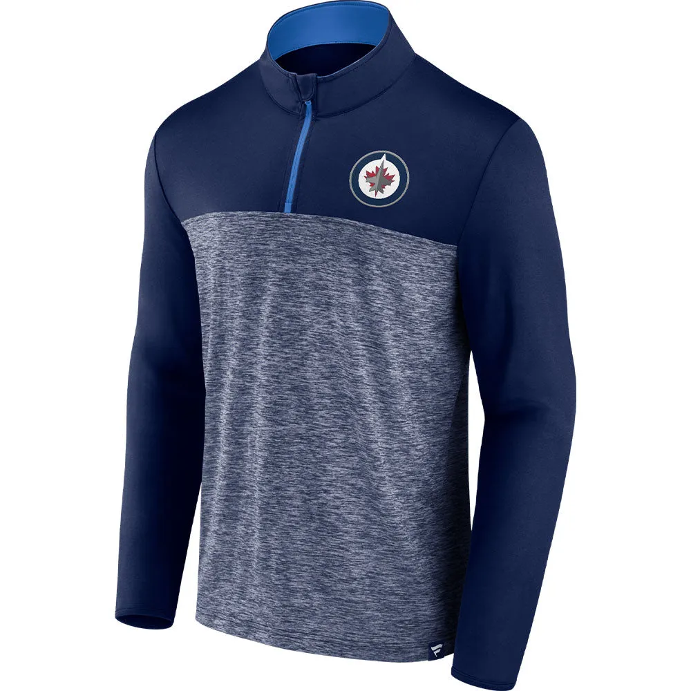 FANATICS WINNIPEG JETS ICONIC DEFENDER 1/4 ZIP