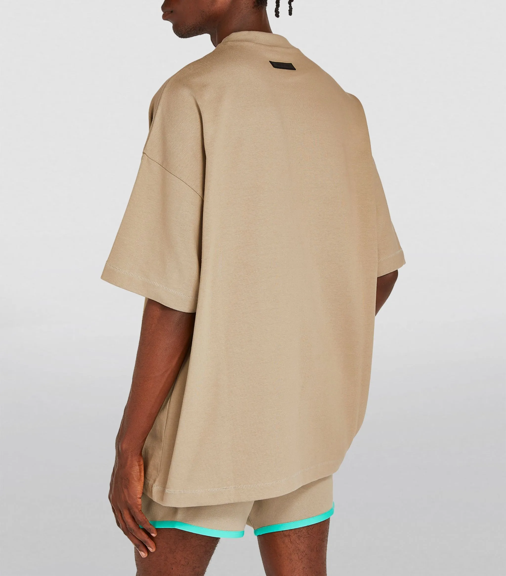 FEAR OF GOD  |Crew Neck Street Style Plain Cotton Short Sleeves Logo