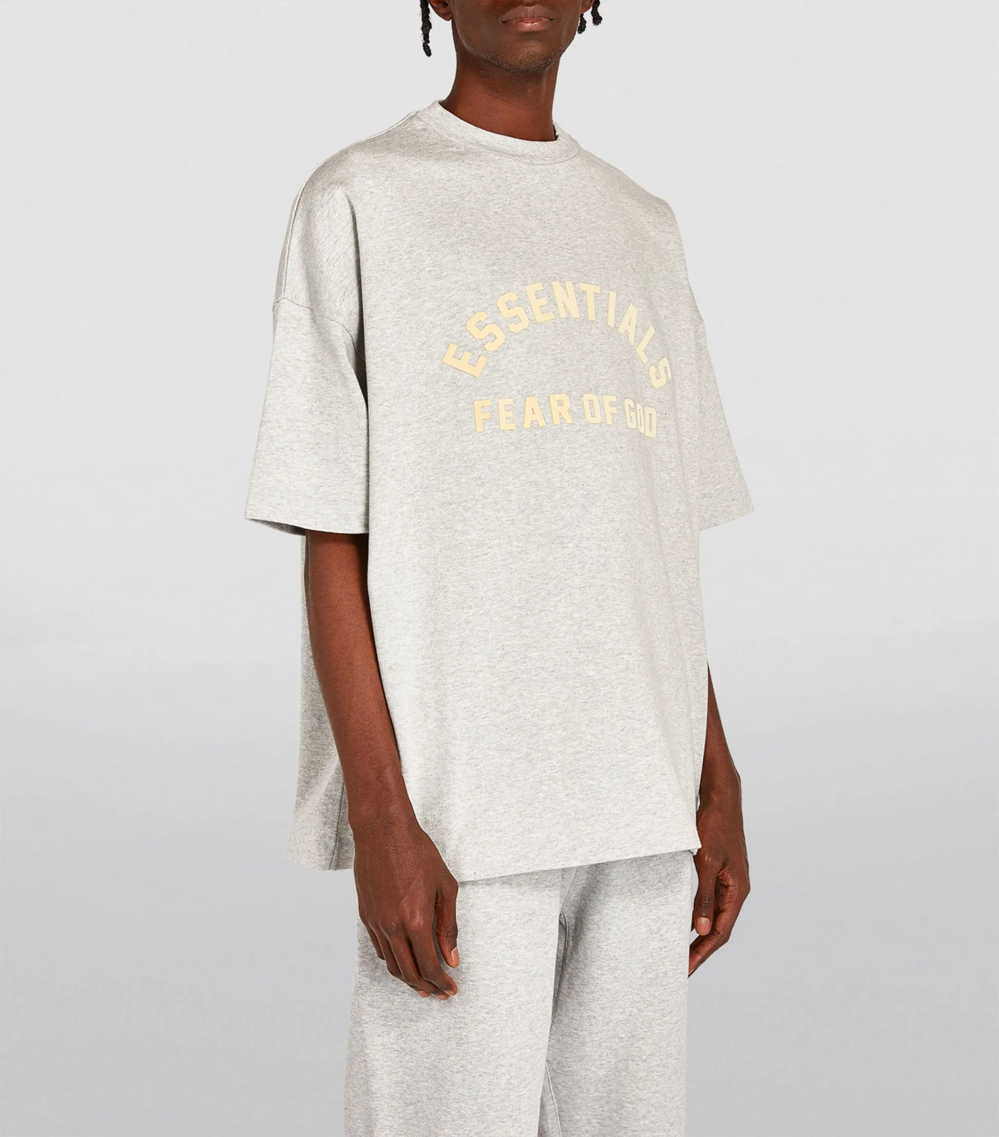 FEAR OF GOD  |Crew Neck Street Style Plain Cotton Short Sleeves Logo