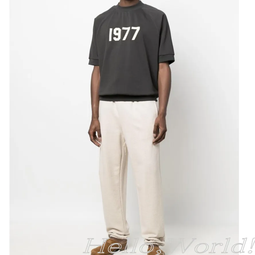 FEAR OF GOD  |Crew Neck Sweat Street Style Plain Cotton Short Sleeves