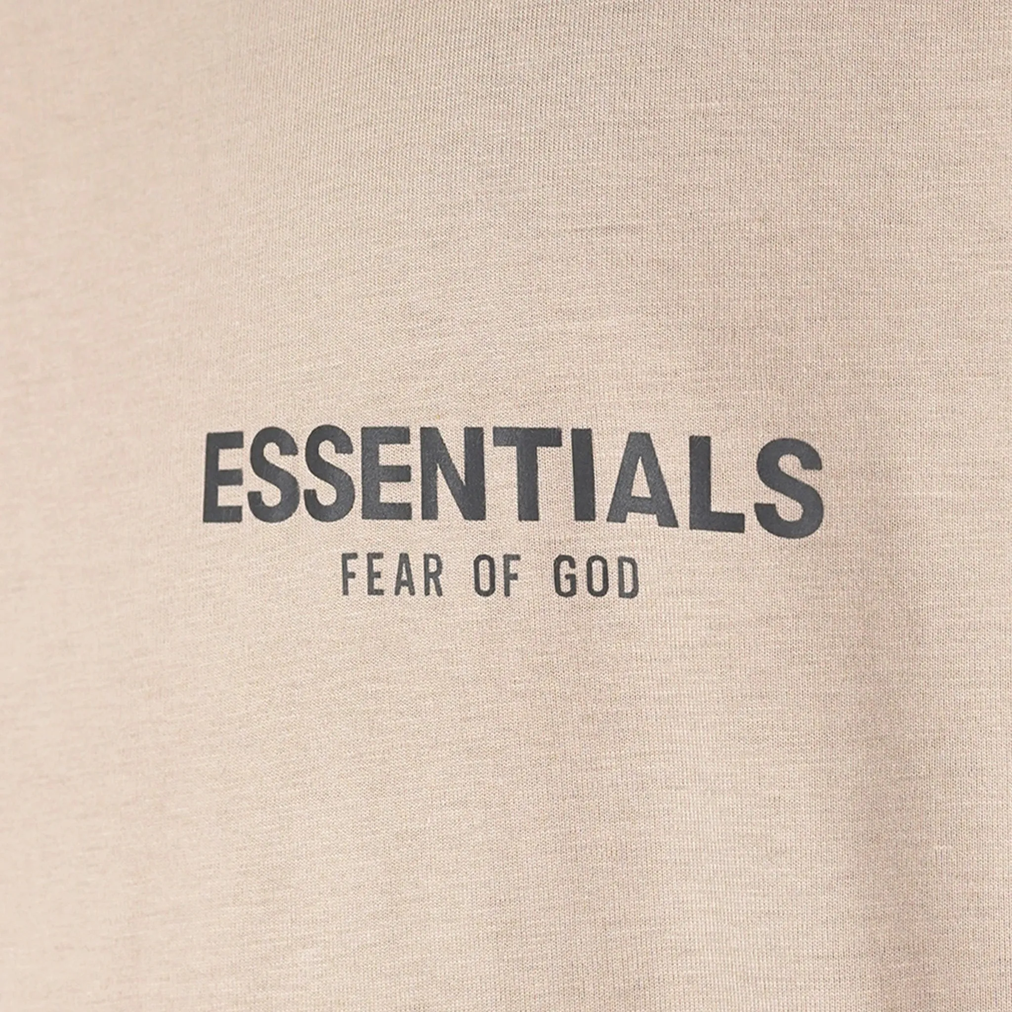 Fear Of God Essentials Core Collection String Tan T Shirt